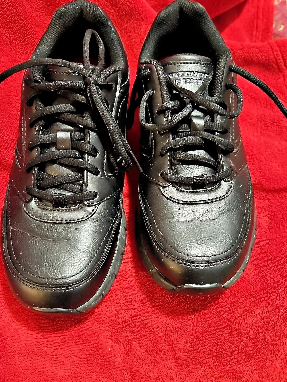 Skechers Work Slip Resistant Sneakers Black US 8W